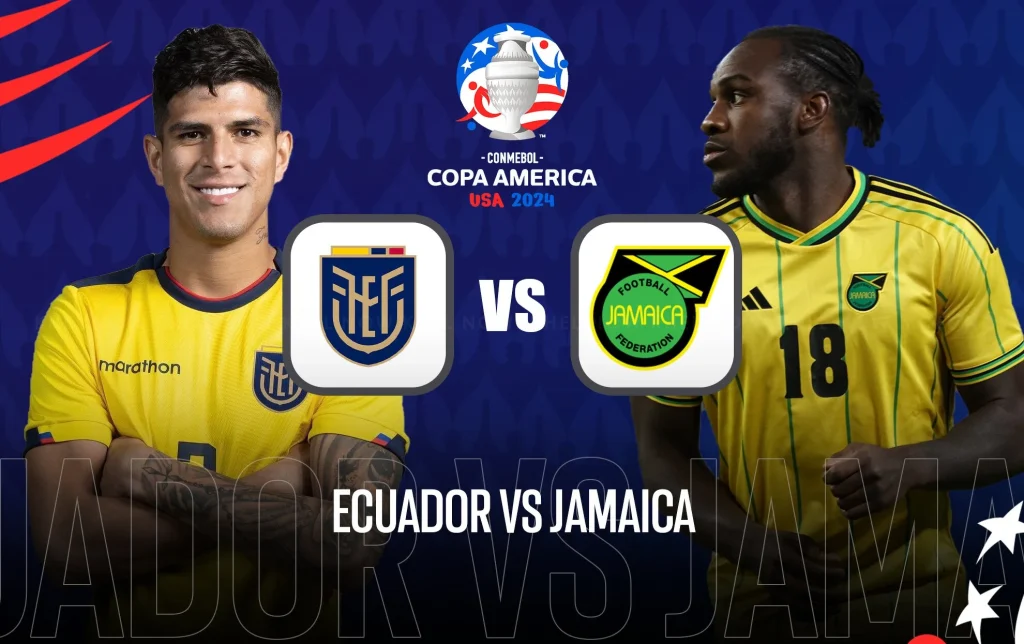 Ecuador vs Jamaica football