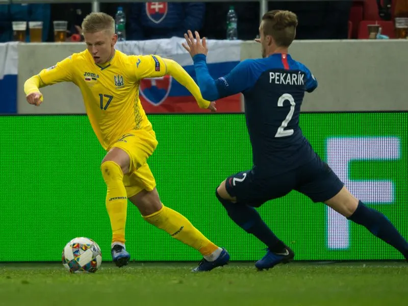 Slovakia vs Ukraine football