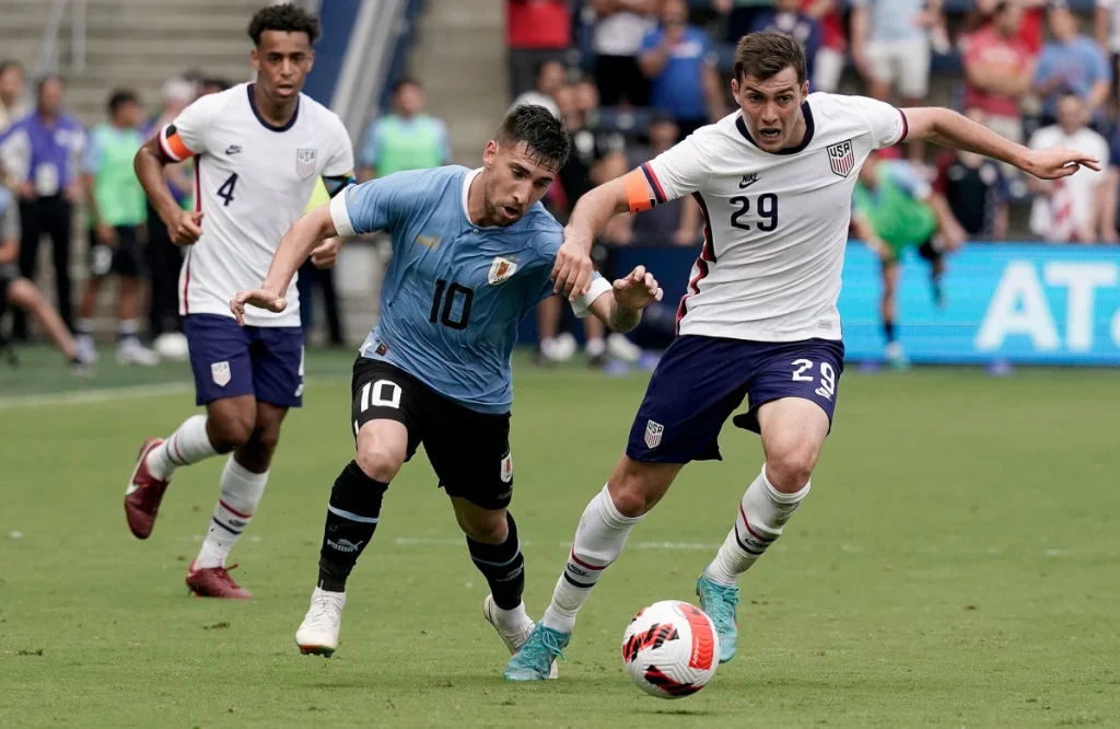 Usa vs Uruguay football